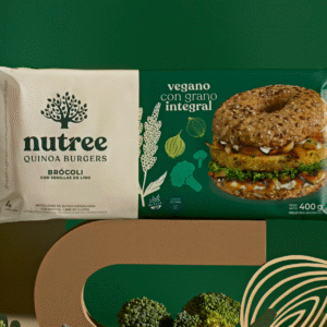 Hamburguesa de Quinoa y Brócoli por 4 unidades Nutree